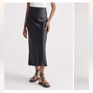 Quince Black Maxi Skirt